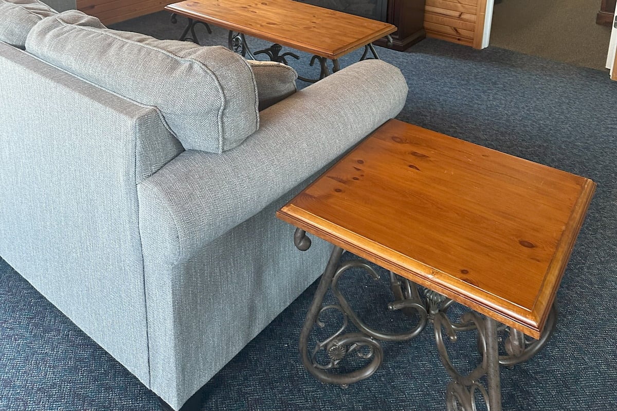 Deluxe Cabin, 2 Bedrooms, Lake View | 1 bedroom, blackout drapes, iron/ironing board, free WiFi