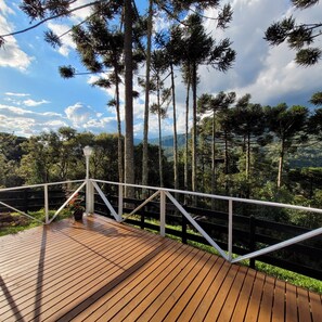 Terrace/patio - Chalet in the middle of the icy mountains of Urubici- (Urubici)