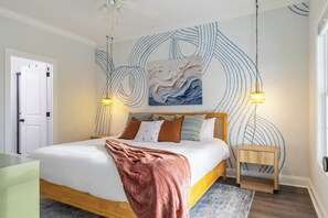 4 slaapkamers, een bureau, wifi, beddengoed