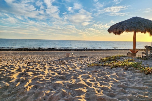 On the beach