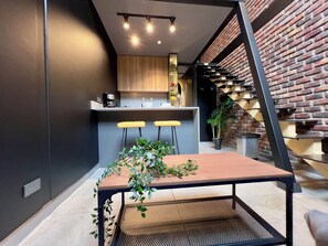Deluxe Duplex | Living area
