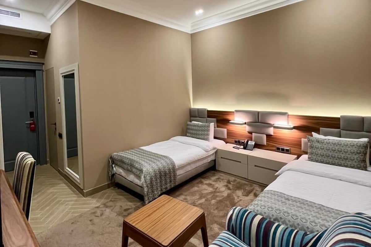 Standaard Twin kamer | 1 slaapkamer, luxe beddengoed, bedden met traagschuimmatras