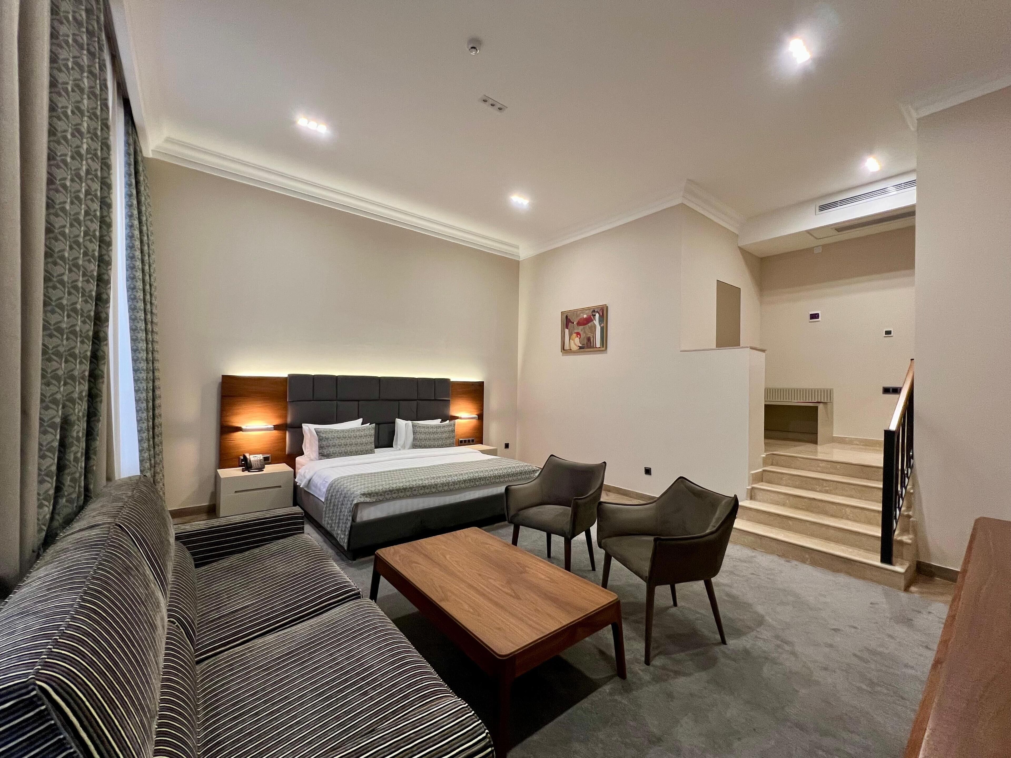 Luxury Double Room, 1 King Bed with Sofa bed, Non Smoking | Premium bedding, memory-foam beds, in-room safe, desk