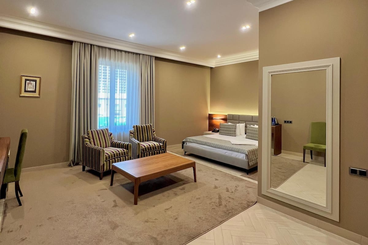Deluxe Double Room, Courtyard View | 1 bedroom, premium bedding, memory foam beds, in-room safe