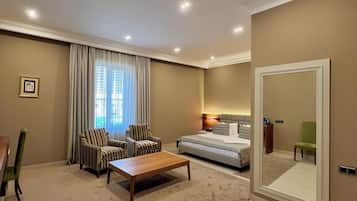 Doppia Deluxe, vista cortile | 1 camera, biancheria da letto di alta qualità, materassi in memory foam