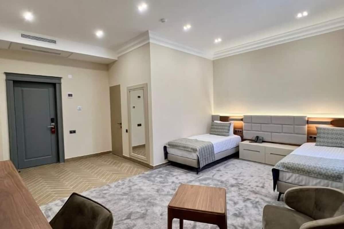 1 slaapkamer, luxe beddengoed, bedden met traagschuimmatras