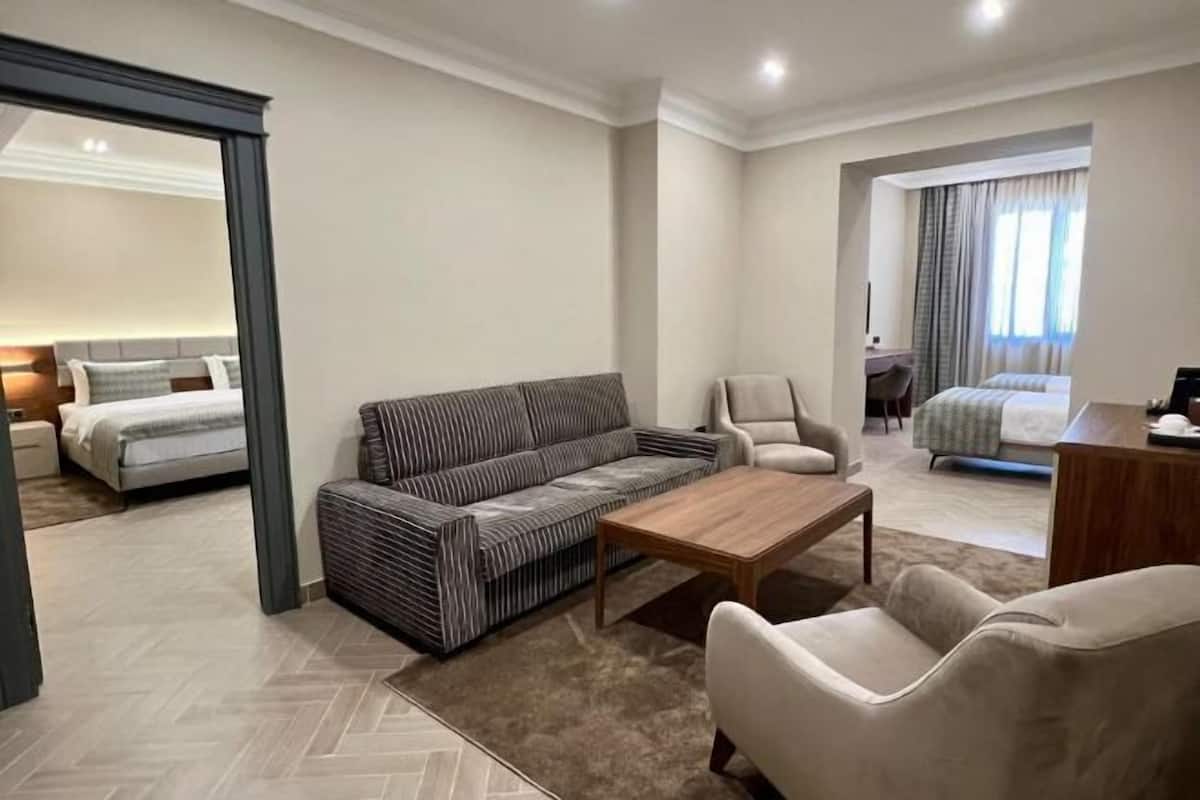 1 slaapkamer, luxe beddengoed, bedden met traagschuimmatras