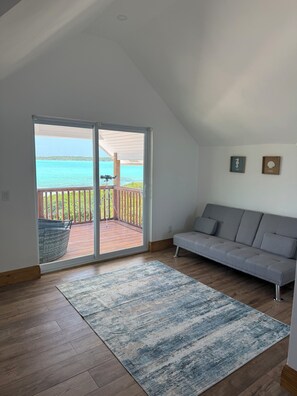 Smart TV - REGATTA VIEW Newly built 3-bed House, Water Front Views. George Town, Exuma. (Great Exuma)