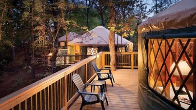 Blue Ridge | Lakeside Glamping Stay | Trails & Family Fun