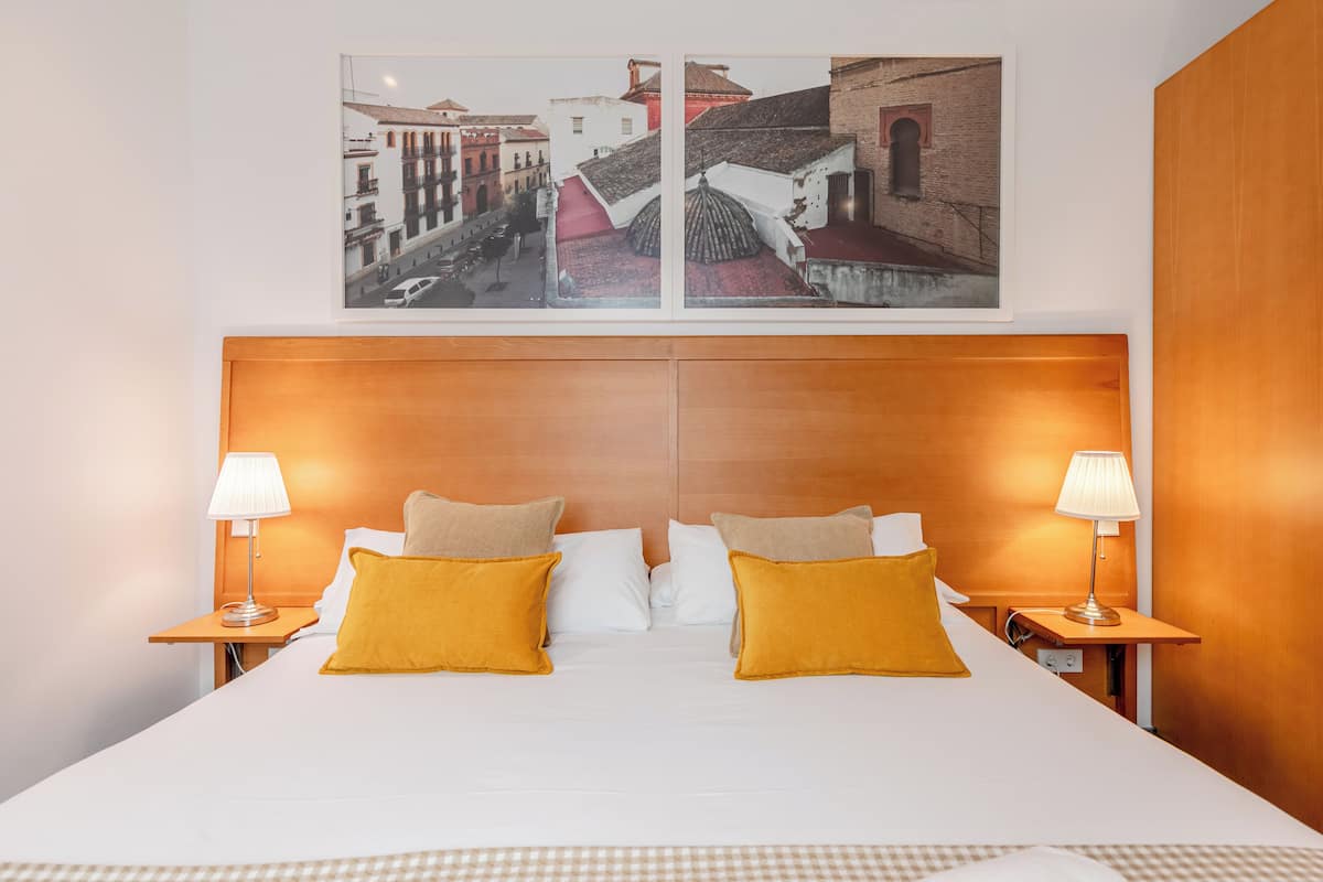 1 chambre, chambres insonorisées, fer et planche à repasser