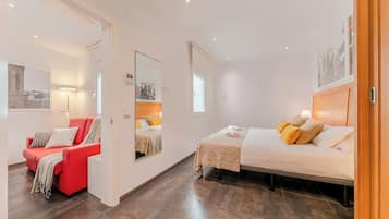 Apartemen Comfort, 1 kamar tidur (1 Bedroom) | 1 kamar tidur, kedap suara, setrika/meja setrika, dan seprai linen