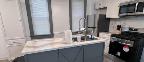 Microwave, oven, stovetop