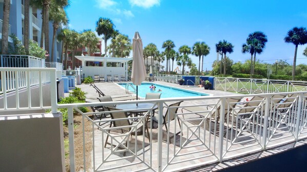 Lejlighed - flere senge (Gulf Place Cabanas 210- Gulf View) | Pool | Udendørs pool, opvarmet pool