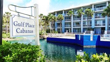 公寓客房, 多張床 (Gulf Place Cabanas 210- Gulf View) | 游泳池 | 室外游泳池和溫水游泳池