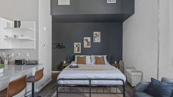 1 soveværelse, strygejern/strygebræt, Wi-Fi, sengetøj