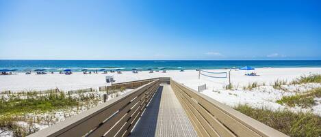 Accommodatie ligt op het strand