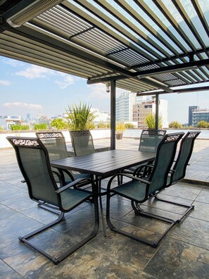 Outdoor dining - Apartment in the Condesa CDMX (Ciudad de México)