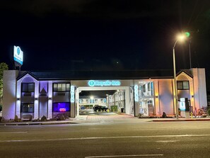 Front of property – evening/night