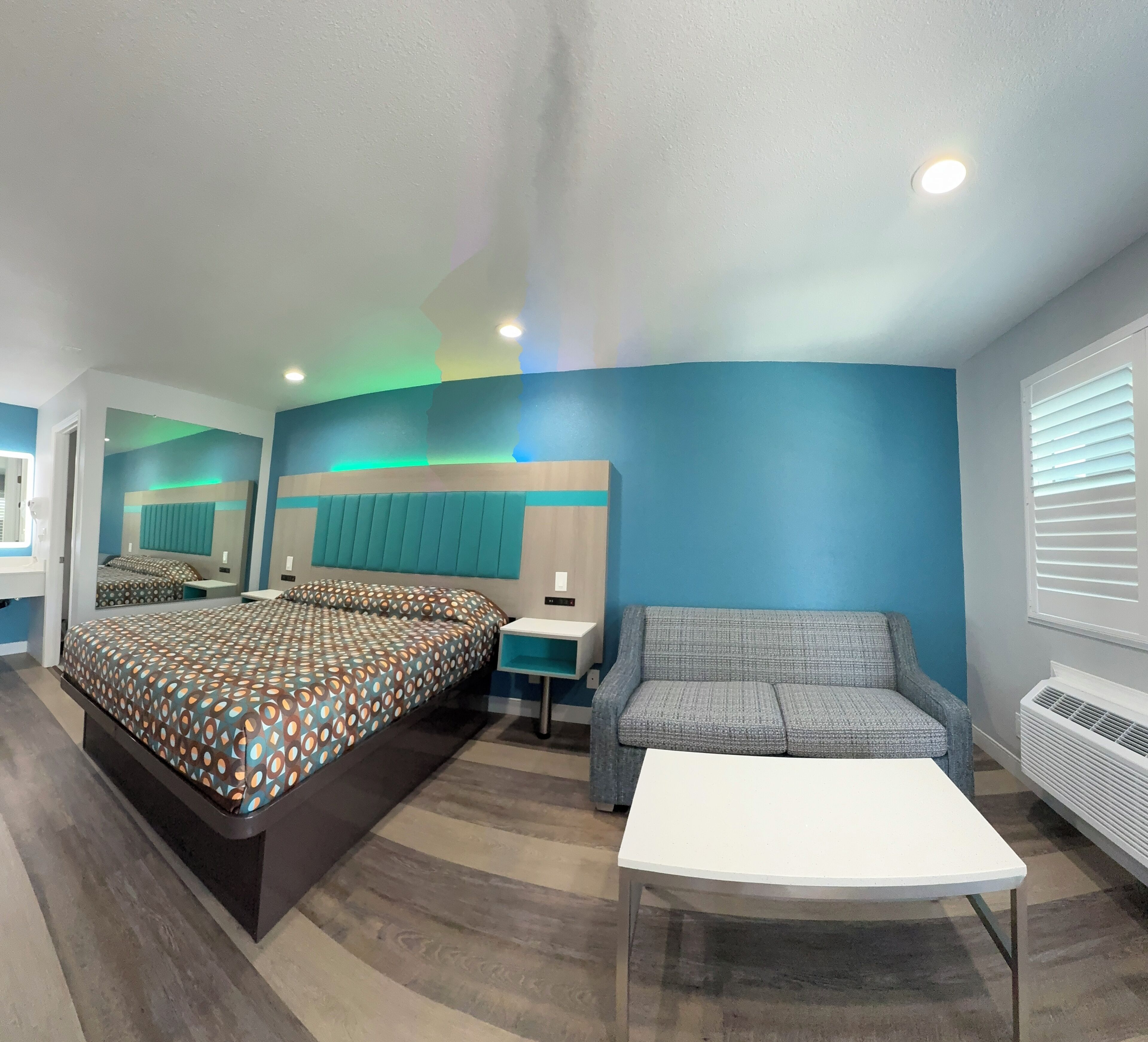 Habitación superior, 1 cama King size y sofá cama