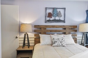 2 slaapkamers, een strijkplank/strijkijzer, wifi, beddengoed