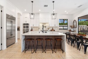 Fridge, microwave, oven, stovetop - NEW! Casa Santa Rosa at Montage, by GPM/ Gameroom / Waterslide/ Sleeps 14+ (Indio)