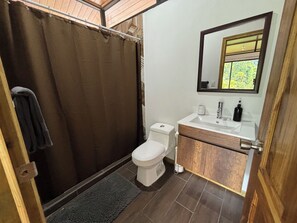 Towels, soap, toilet paper