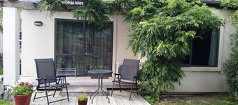 Larchmont Heights, slightly out of town, peaceful, beautiful mountain views.