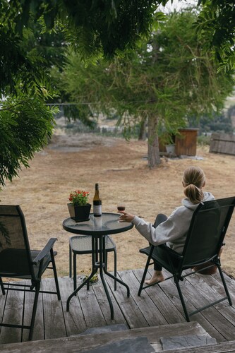 Larchmont Heights, slightly out of town, peaceful, beautiful mountain views.