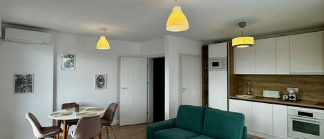 Appartement, 1 chambre, fumeur, balcon | Salle de séjour