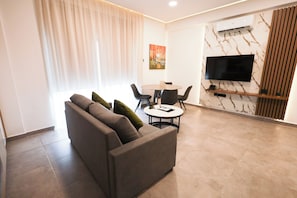 Superior-suite - 1 soveværelse - byudsigt | Opholdsområde