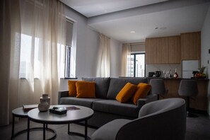 Superior Suite, 1 Bedroom, City View | Living area - LE BOUQUET LUXURY SUITES  (Nicosia)