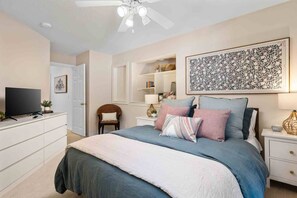 4 bedrooms, iron/ironing board, free WiFi, bed sheets