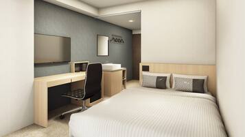 Standard Double Room, Non Smoking | Down comforters, desk, free WiFi, bed sheets