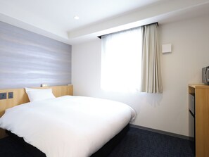 Double Room With washing machine & microwave, Non Smoking | Down comforters, desk, laptop workspace, free WiFi - Hotel Kinoshita Akita-Oga-Ekimae (Oga)