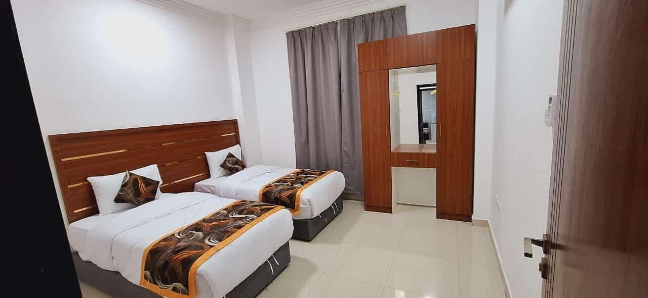 Apartemen Comfort, pemandangan kota | Meja kerja, kedap suara, dan Wi-Fi gratis