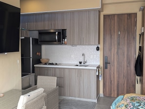 Private kitchen - Marina area very functional and walk to everything. 1-bedroom condo custom done. (Puerto Vallarta)