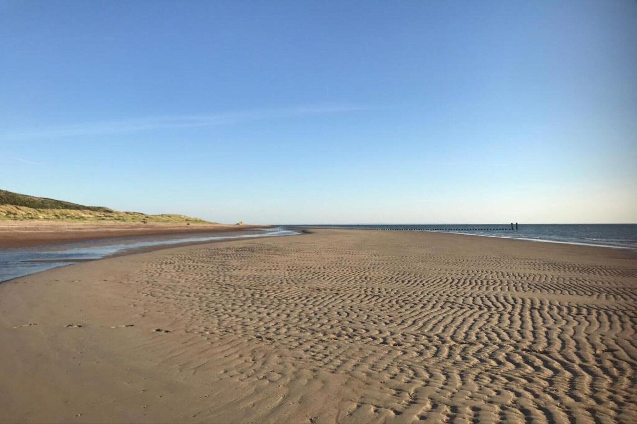 Vlak bij het strand
