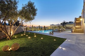 Una piscina riscaldata