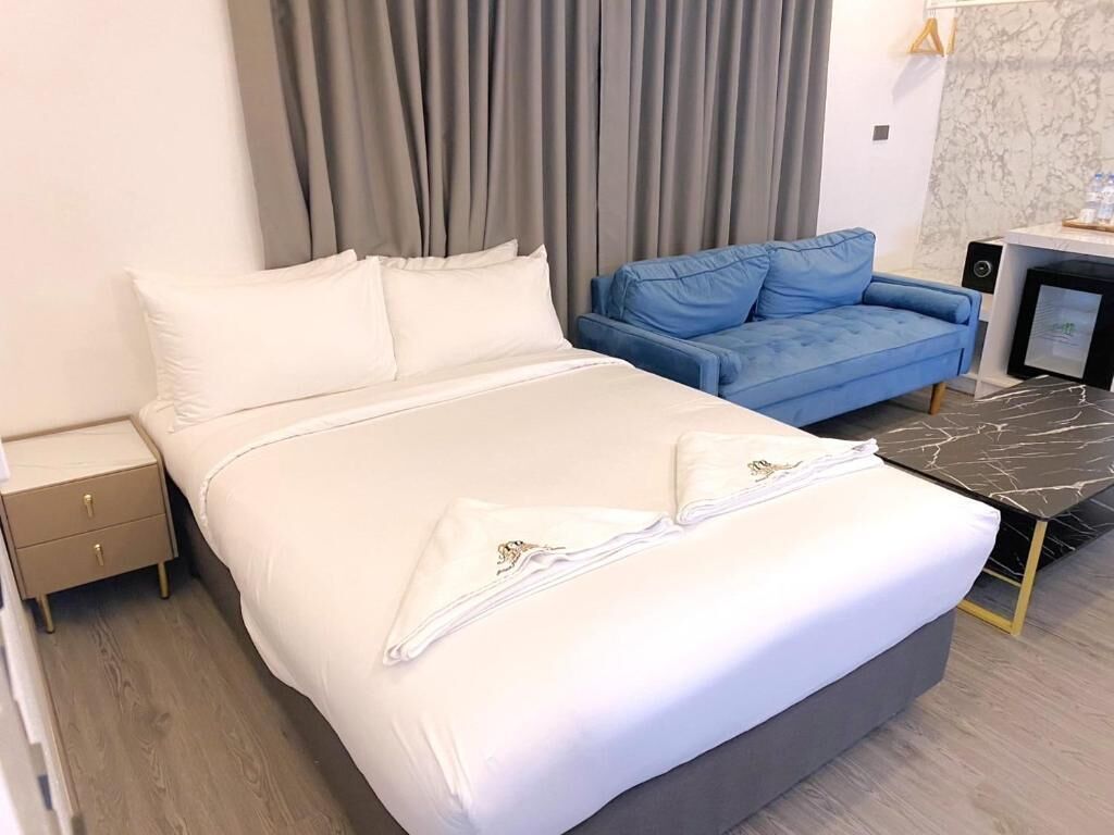 免費迷你吧物品、免費無線上網、床單