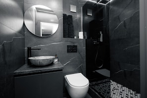 Apartamento, 1 habitación, fumadores, balcón | Baño