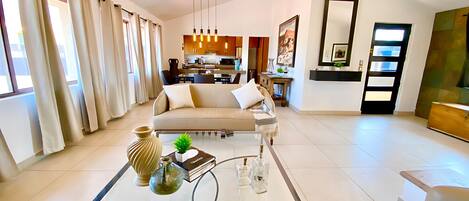 TV, fireplace, video games, stereo