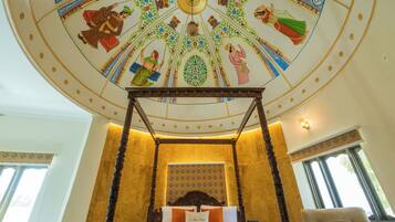 Family Double Room, City View | In-room safe, desk, laptop workspace, iron/ironing board