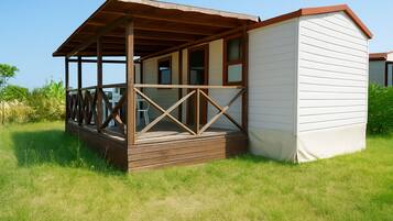 Standard Mobile Home, Air conditioning, Beach View | Terrace/patio