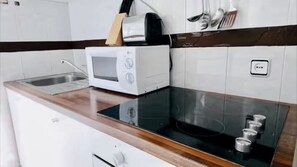 Microwave, oven, stovetop