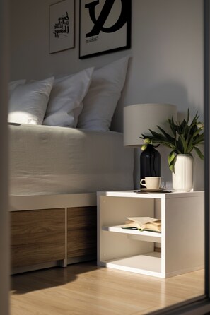 1 habitación, escritorio, wifi gratis y ropa de cama