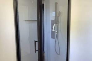 Shower, hair dryer