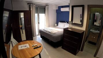 Studio Superior - balkong - utsikt mot staden | Ljudisolering och gratis wi-fi