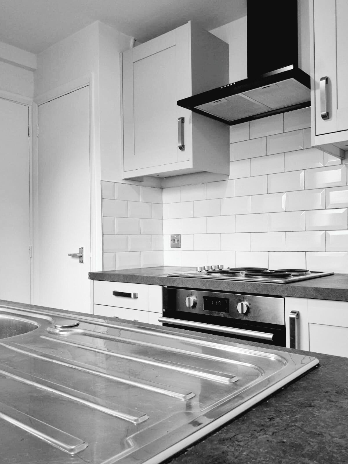 Apartment | Private kitchen | Fridge, microwave, oven, stovetop