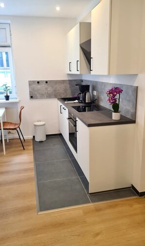 Frigorífico, horno, placa de cocina y lavavajillas