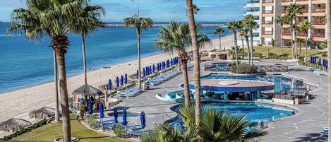 Una piscina riscaldata